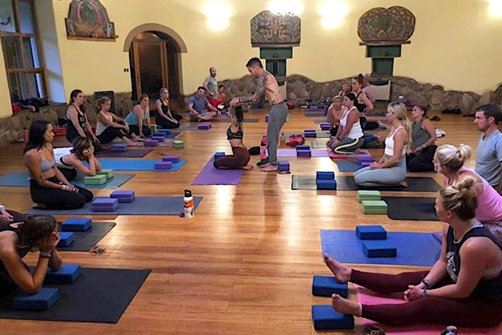 Anton Yoga class at Willka Tika