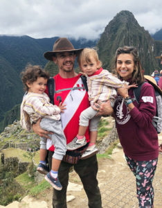 Anton and Amy family at Machu Picchu